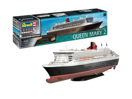 Revell 5199 1/400 Queen Mary II Ocean Liner Platinum Limited Edition