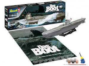 Revell 5675 1/144 German U-Boat Type VIIC U96 Submarine 40th Anniversary Collector Edition w/paint & glue