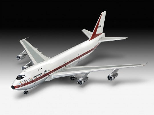 Revell 5686 1/144 B747-100 Passenger Airliner 50th Anniversary (includes poster) w/paint & glue