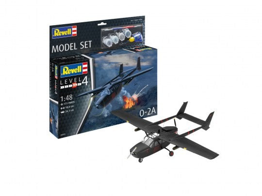 Revell 63819 1/48 O2A Skymaster Aircraft w/paint & glue