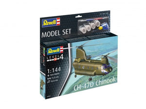 Revell 63825 1/144 CH47D Chinook Helicopter w/paint & glue