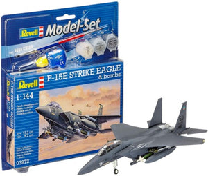Revell 63972 1/144 F15E Strike Eagle Attacker w/Bombs, paint & glue