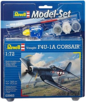 Revell 63983 1/72 F4U1A Corsair Fighter w/paint & glue