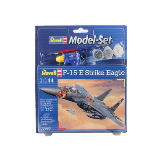 Revell 63996 1/144 F15E Strike Eagle Fighter/Attacker w/paint & glue