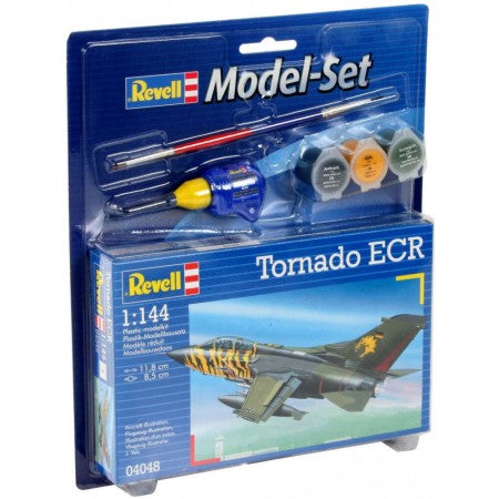 Revell 64048 1/144 Tornado ECR Combat Aircraft w/paint & glue