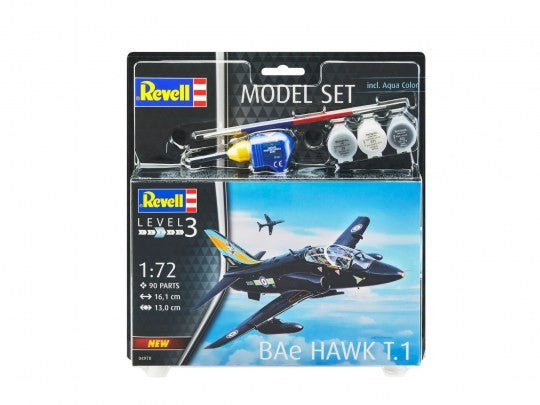 Revell 64970 1/72 BAE Hawk T1 RAF Aircraft w/paint & glue