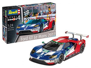 Revell 7041 1/24 Ford GT LeMans 2017 Race Car w/special Cartograf decals