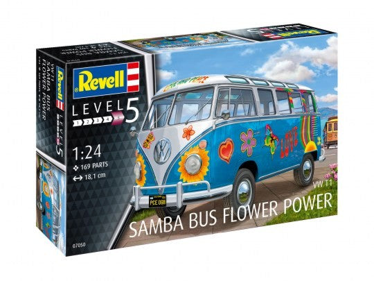 Revell 7050 1/24 VW T1 Samba Flower Power Bus