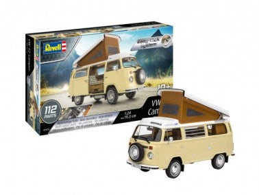 Revell 7676 1/24 VW T2 Camper Van (Snap)