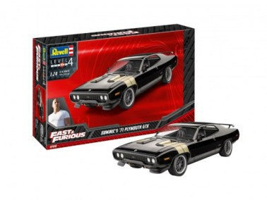 Revell 7692 1/25 Fast & Furious Dominic's 1971 Plymouth GTX Car