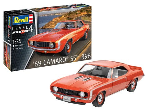 Revell 7712 1/25 1969 Camaro SS 396 Car