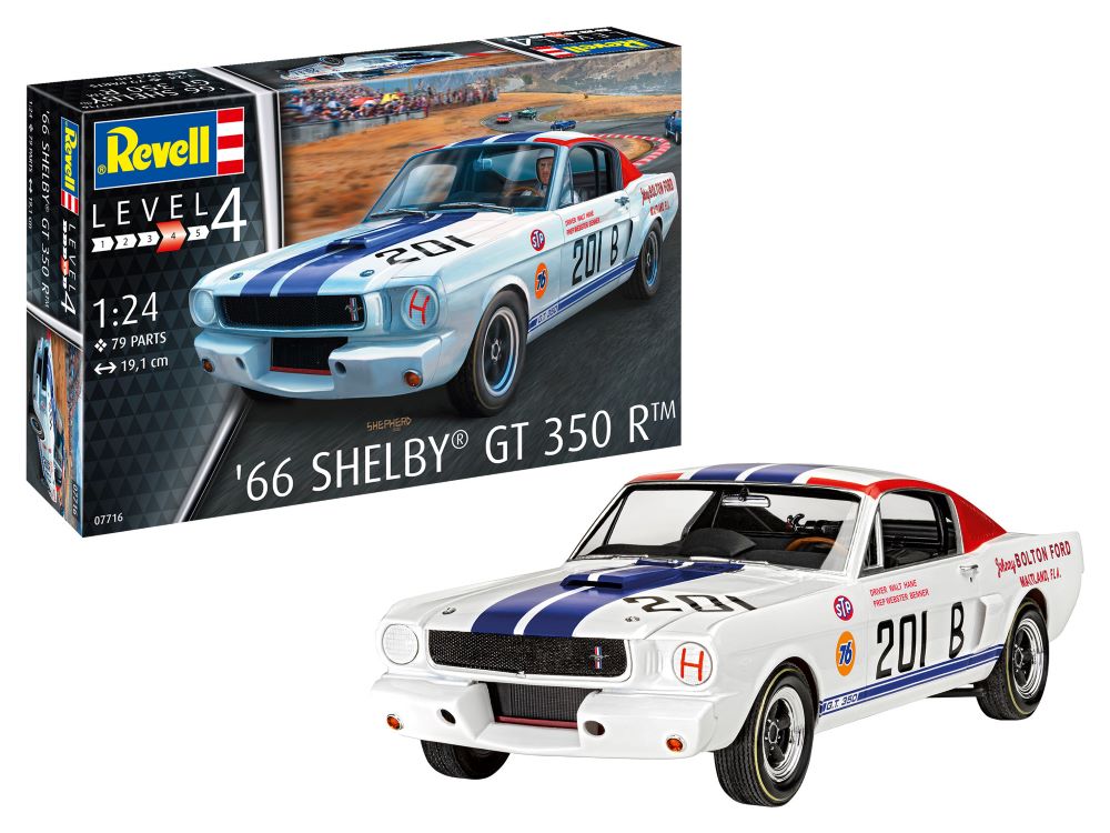 Revell 7716 1/24 1966 Shelby GT 350 R Race Car