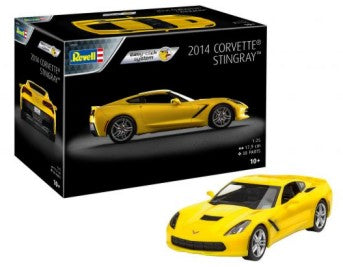 Revell 7825 1/25 2014 Corvette Stingray Sports Car (Snap)