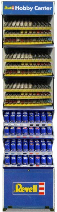 Revell F Enamel Paints w/Acrylic Spray Deal with Free Rack (88 colors & 32 sprays)