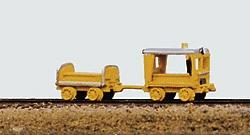 Railway Express Miniatures 2001 N Scale MOW Vehicles -- Heavy Duty Speeder and Crew Car