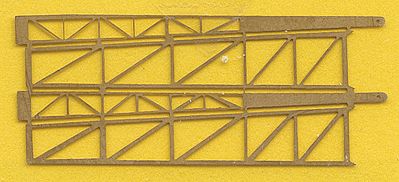 Railway Express Miniatures 2010 N Scale Parts for Construction Equipment -- Etched Brass Crane Boom pkg(2)