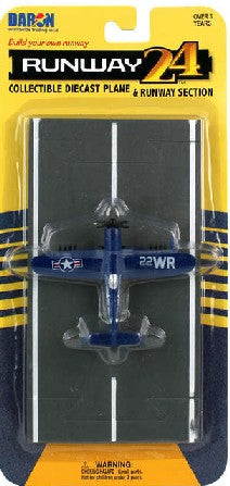 Runway 36 150 F4U Corsair USMC (Blue) WWII Plane