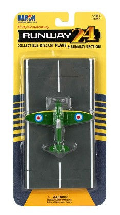 Runway 50 225 Spitfire (Green Camo) WWII RAF Plane