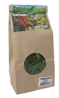 Scenic Express 6133 All Scale SuperLeaf Scale Model Leaf Flake - ECO-Pak - 24oz 680g -- Medium Green