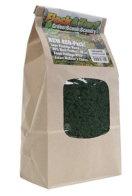 Scenic Express 862E All Scale Super Turf Ground Cover ECO Pack Bag - 48oz 1.4L -- Grass Green