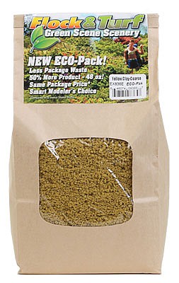 Scenic Express 863E All Scale Super Turf Ground Cover ECO Pack Bag - 48oz 1.4L -- Forest Green