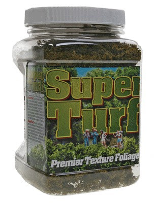 Scenic Express 865B All Scale Flock & Turf Superturf Ground Cover -- Moss 32oz 1L Shaker