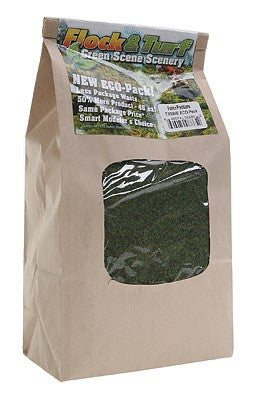 Scenic Express 886E All Scale Flock & Turf Ground Cover ECO Pack Bag -- Farm Pasture Blend 48oz 1.4l