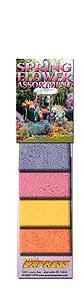 Scenic Express 890 All Scale Spring Flower Assortment -- Lavender, Pink Petunia, Buttercup, Orange Blossom
