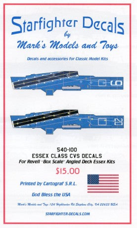 Starfighter Decals 540100 1/530 USS Hornet CVS12 Essex Class for RVL