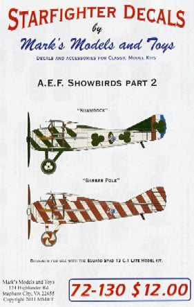 Starfighter Decals 72130 1/72 AEF Showbirds Part 2 (D)
