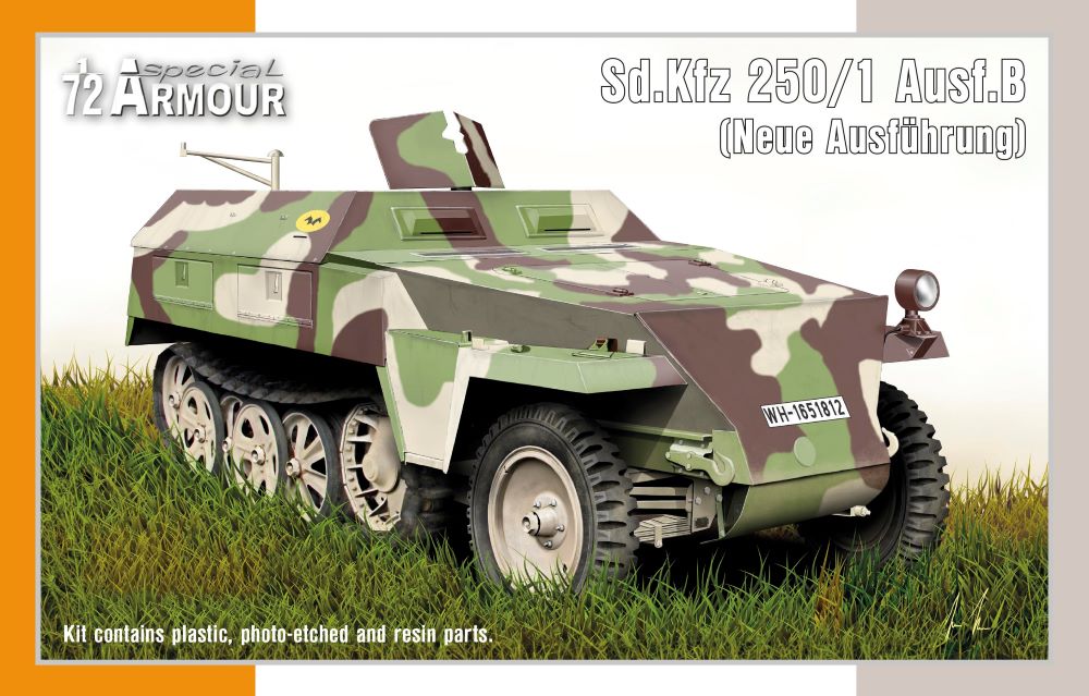 Special Hobby 172005 1/72 SdKfz 250/1 Ausf B German Halftrack