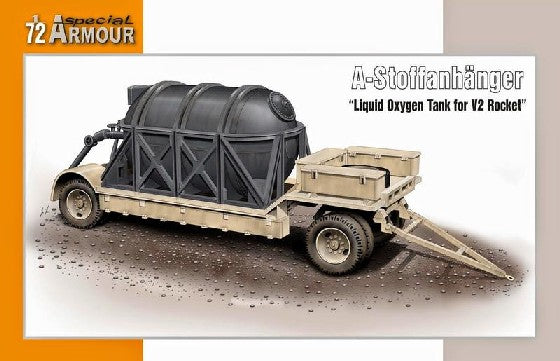 Special Hobby 172015 1/72 Liquid Oxygen Tank on Flatbed Trailer for V2 Rocket