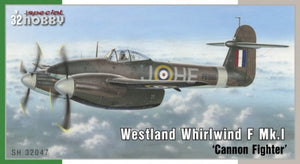 Special Hobby 32047 1/32 Westland Whirlwind F Mk I Cannon Fighter