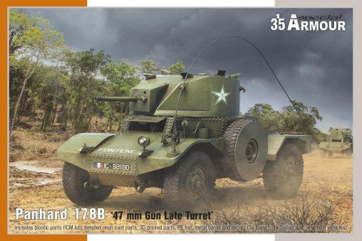 Special Hobby 35009 1/35 Panhard 178B 47mm Gun Late Turret Armored Vehicle