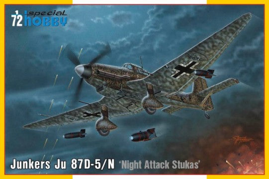 Special Hobby 72458 1/72 Junkers Ju87D5/N Night Attack Stukas Aircraft