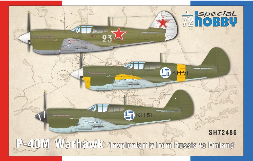 Special Hobby 72486 1/72 P40M Warhawk Involuntarily from Russia to Finland Fighter