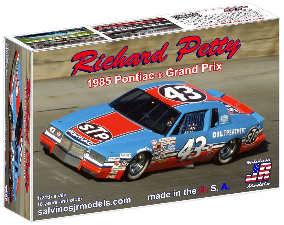 Salvinos Jr Models 1985 1/24 Richard Petty #43 1985 Pontiac Grand Prix Race Car (Ltd Prod)