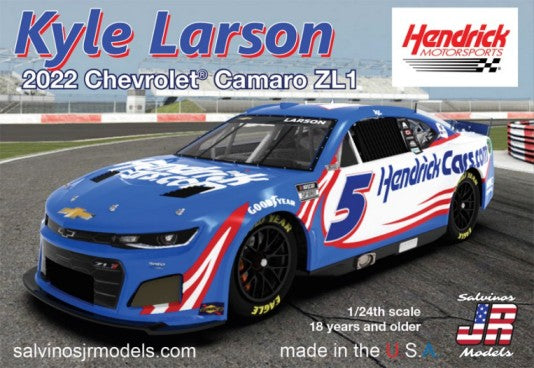 Salvinos Jr Models 2022KLP 1/24 Kyle Larson 2022 NASCAR Next Gen Chevrolet Camaro ZL1 Race Car (Primary Livery) (Ltd Prod)