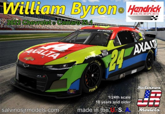 Salvinos Jr Models 2022WBP 1/24 William Byron 2022 NASCAR Next Gen Chevrolet Camaro ZL1 Race Car (Primary Livery) (Ltd Prod)