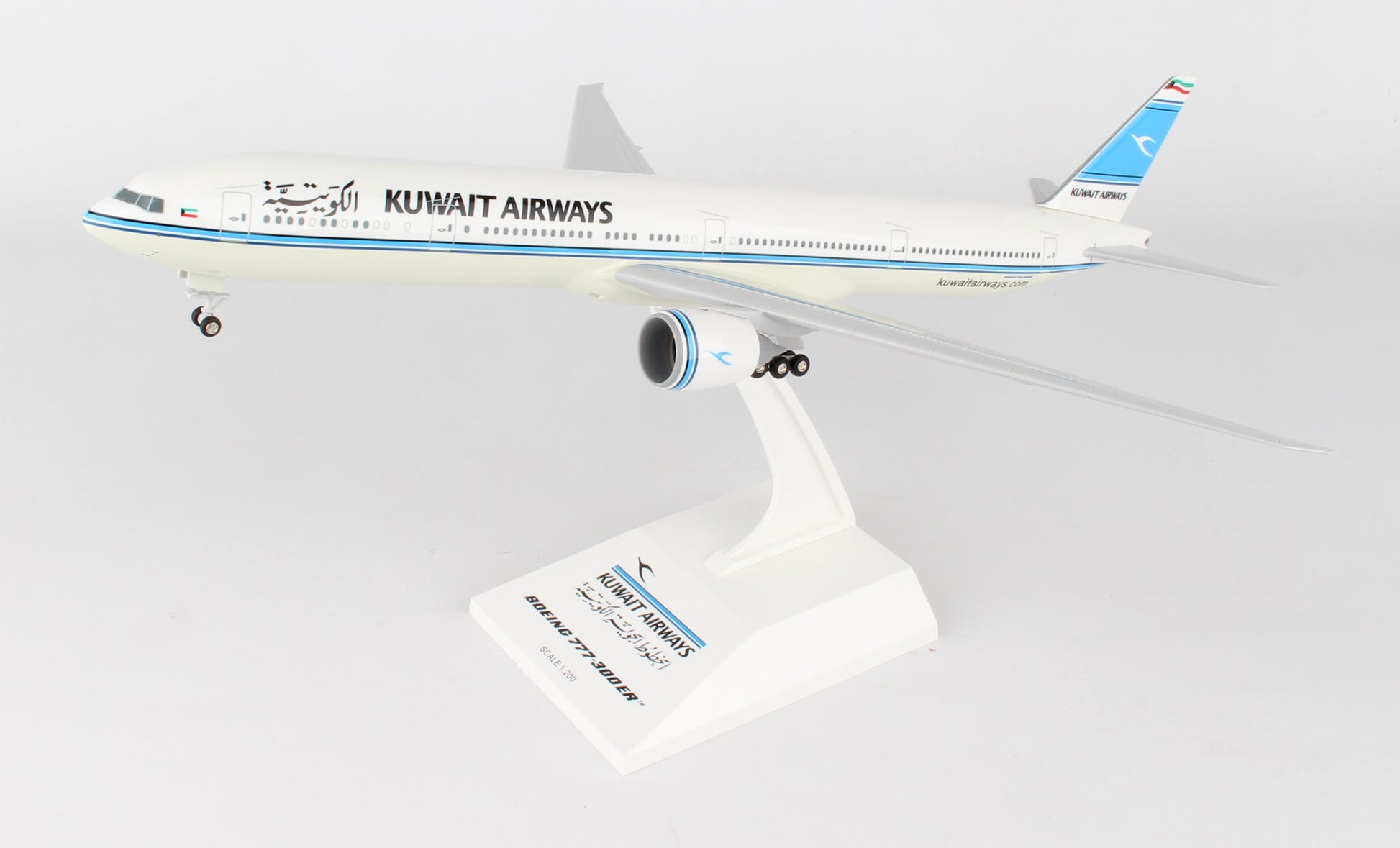 SkyMarks SKR891 Kuwait Airways 777-300Er 1/200 W/Gear