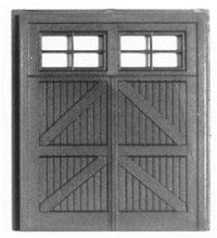 Smalltown USA 5 HO Scale Doors -- Hinged Freight, 10 x 9'