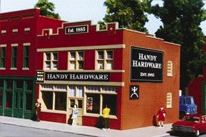 Smalltown USA 6006 HO Scale Hardware Store -- Kit - 4 x 4-1/8" 10 x 10.3cm