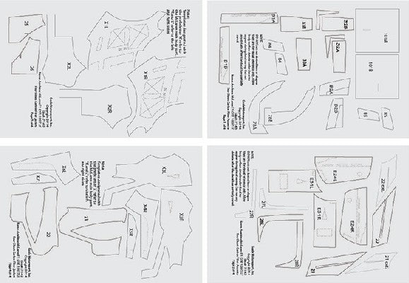 Scale Motorsport 7142 1/24 1997 McLaren F1 GTR Carbon Fiber Full Jacket Template Decal Set For AOS (D)