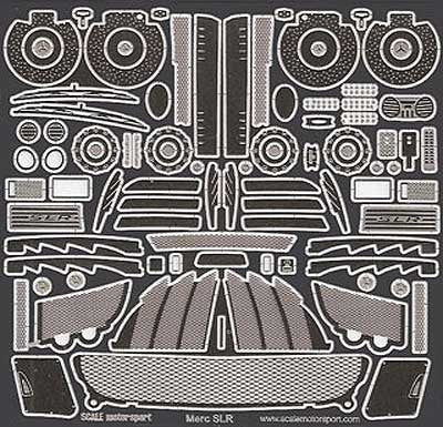 Scale Motorsport 8020 1/24 Mercedes Benz SLR McLaren Photo-Etch Detail Set For TAM