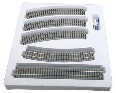 SoundTraxx 500900 HOn3 Scale ProTraxx(TM) Snap-Together Track Starter Set - Blackstone Models -- 4 Straight & 16 Curved Track Pieces