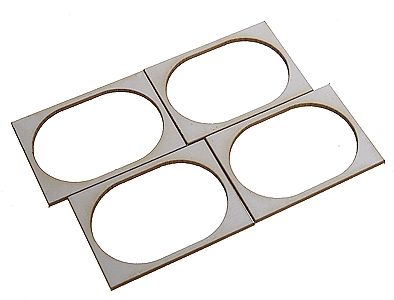 SoundTraxx 810139 All Scale Speaker Gasket Kit -- 1-1/8 x 1-9/16" 28 x 40mm pkg(4)