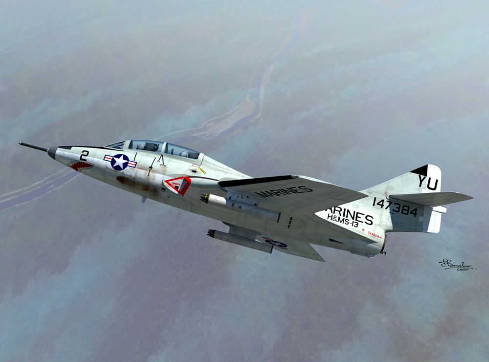 Sword Models 72101 1/72 F9F8T/TF9J Cougar/Twogar US Vietnam/Blue Angels Fighter