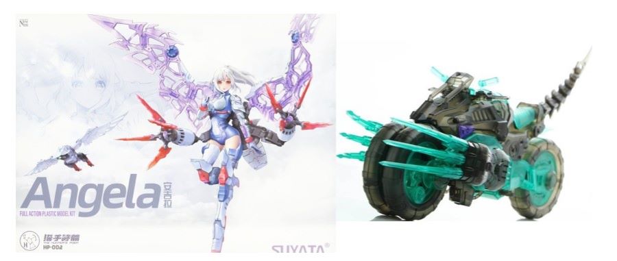 Suyata Models HP2 1/12 The Hunter's Poem: Angela (Includes Bonus Special Motorcycle)