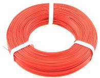 Stevens Motors 1051 RED 22-Gauge Single Strand Copper Plastic Coated Wire 32'/Roll