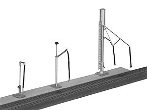 Stewart Products 103 HO Scale Diesel Sand Tower, Fuel & Water Column -- Kit - 3/4 x 5/8" 1.9 x 1.6cm